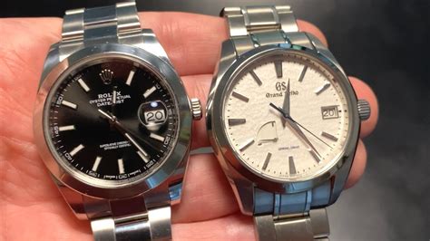 grand seiko snowflake vs rolex|seiko rolex datejust.